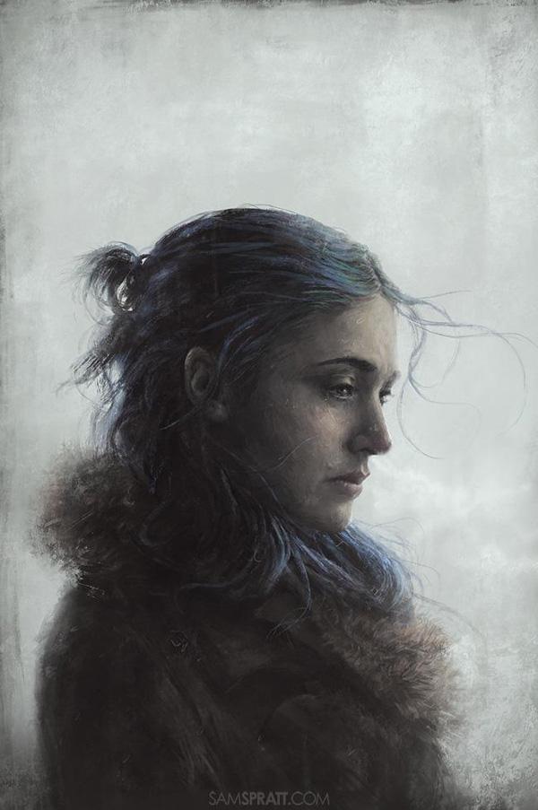 Portrait Illustrations by Sam Spratt