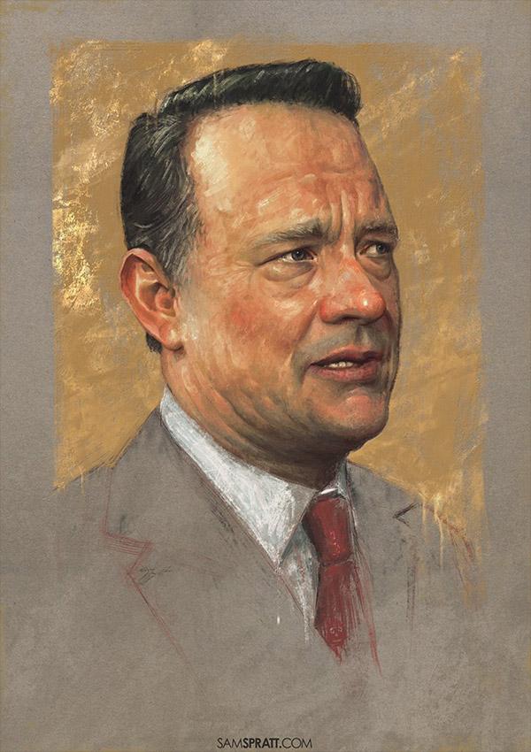 Portrait Illustrations by Sam Spratt
