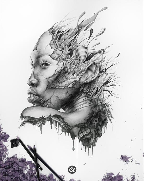 Pencil Drawings by PEZ