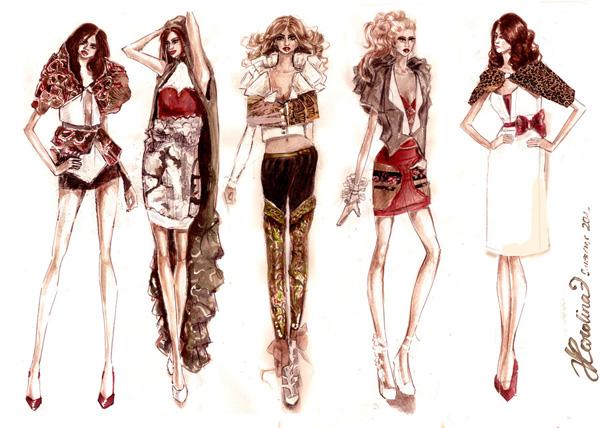 50 Amazing Fashion Sketches