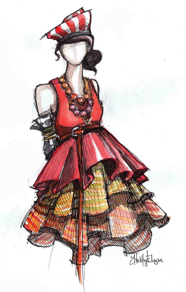 50 Amazing Fashion Sketches