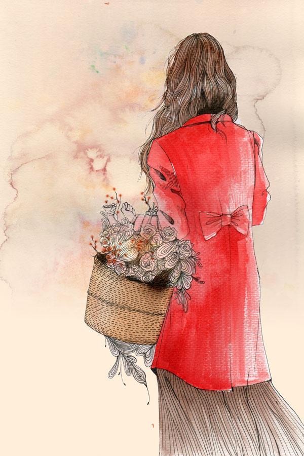 Fashion Illustrations by Wa-tinee Paleebut
