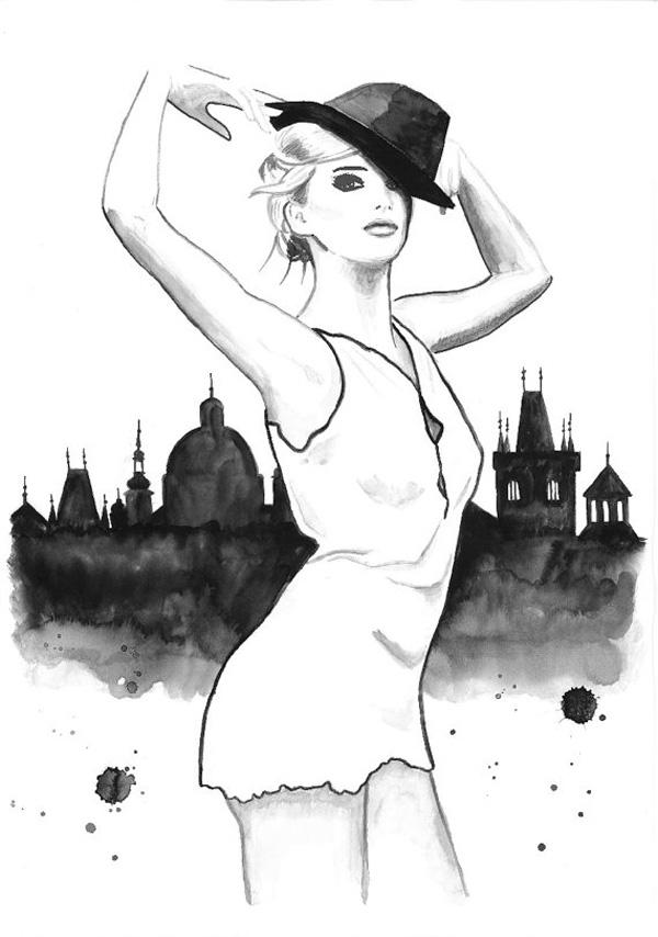 Watercolor Portrait Illustrations by Natalia Turea