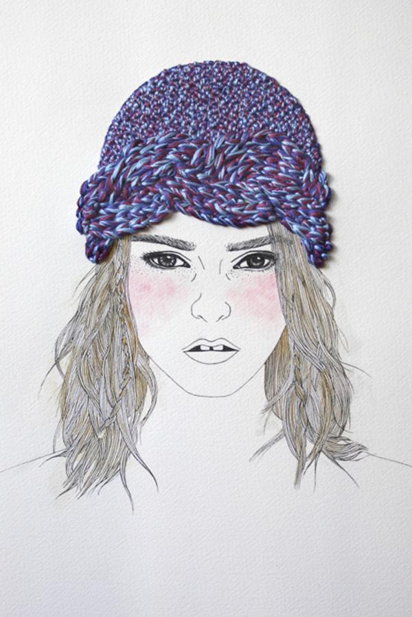 Embriodered Illustrations by Izziyana Suhaimi