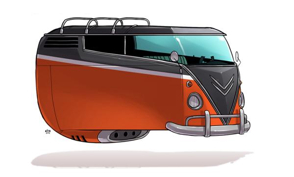 Vehicle Illustrations by Ido Yehimovitz