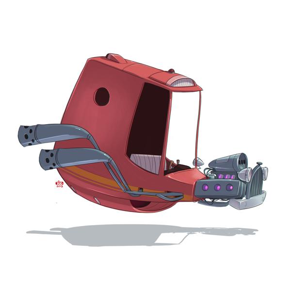 Vehicle Illustrations by Ido Yehimovitz