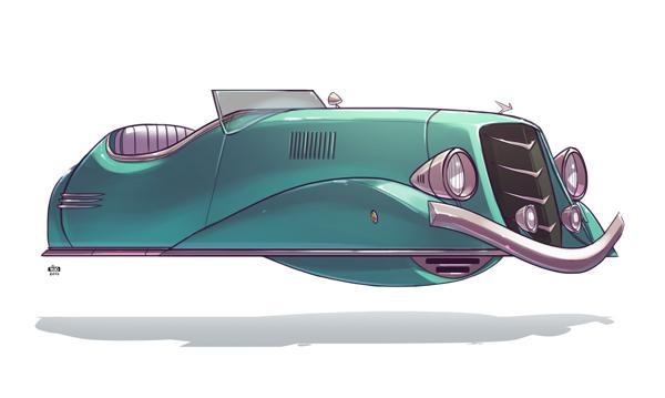 Vehicle Illustrations by Ido Yehimovitz