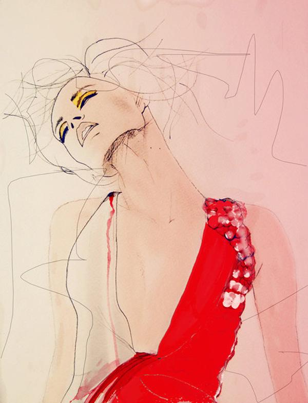 Fashion Illustrations by Leigh Viner