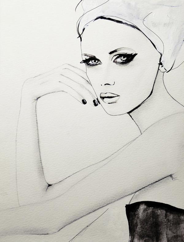 Fashion Illustrations by Leigh Viner