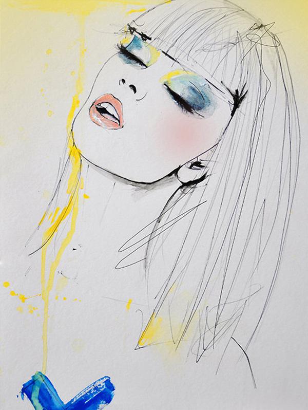 Fashion Illustrations by Leigh Viner