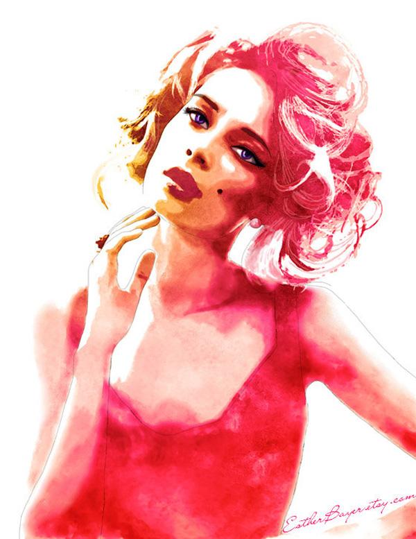 Portrait Illustrations by Esther Bayer