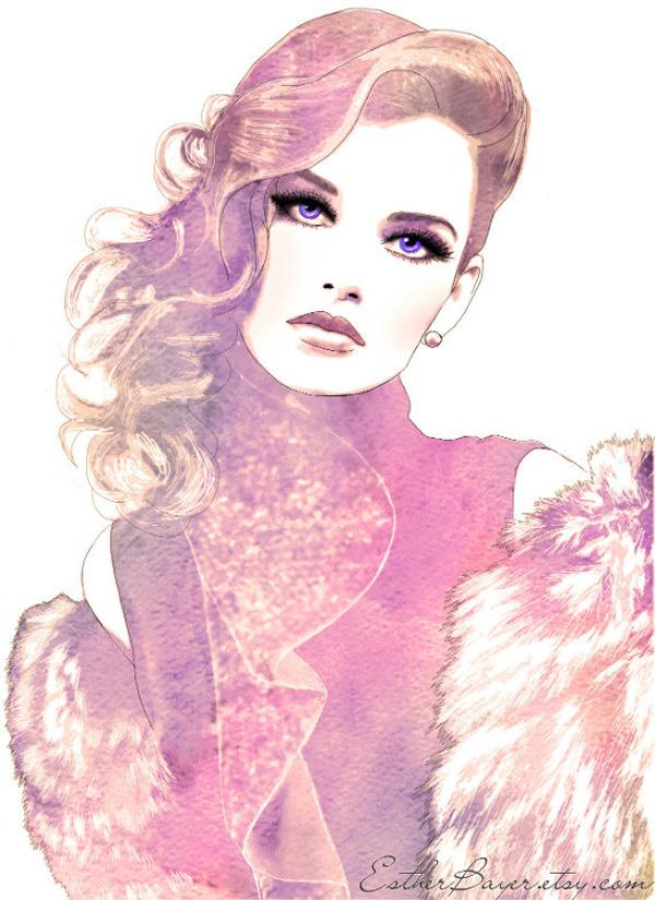 Portrait Illustrations by Esther Bayer