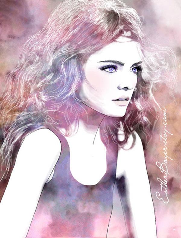 Portrait Illustrations by Esther Bayer