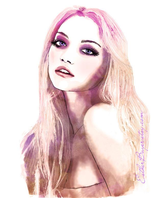 Portrait Illustrations by Esther Bayer