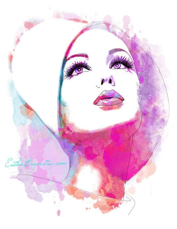 Portrait Illustrations by Esther Bayer