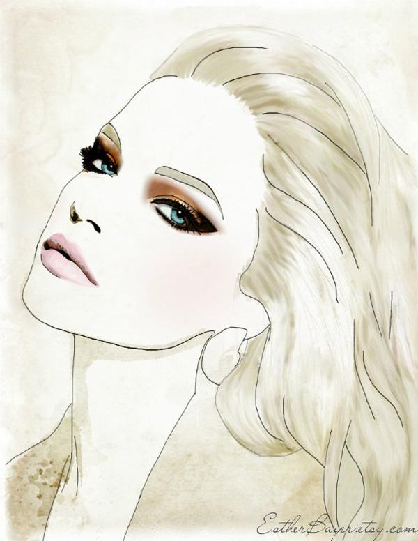 Portrait Illustrations by Esther Bayer