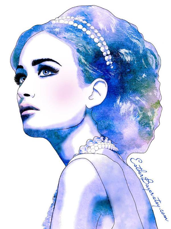 Portrait Illustrations by Esther Bayer