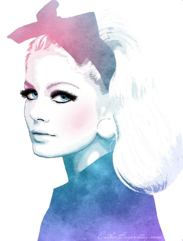 Portrait Illustrations by Esther Bayer