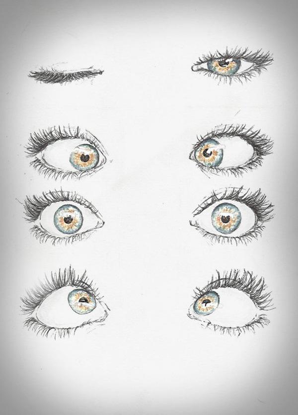 30 Expressive Drawings of Eyes