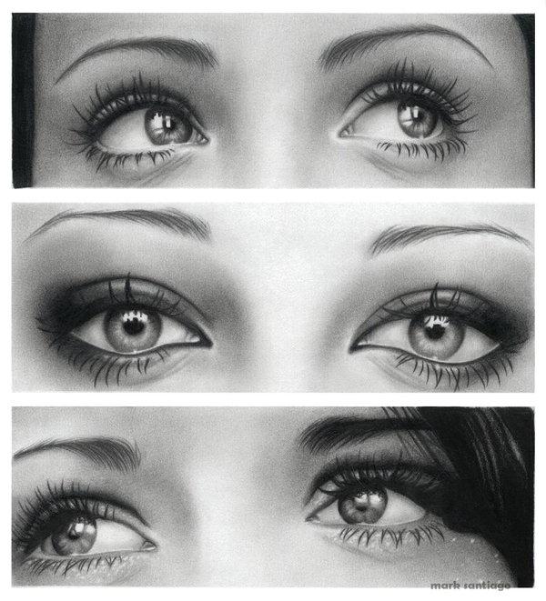 30 Expressive Drawings of Eyes