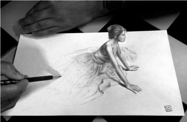 50 Impressive 3D Drawings
