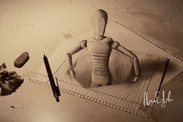 50 Impressive 3D Drawings