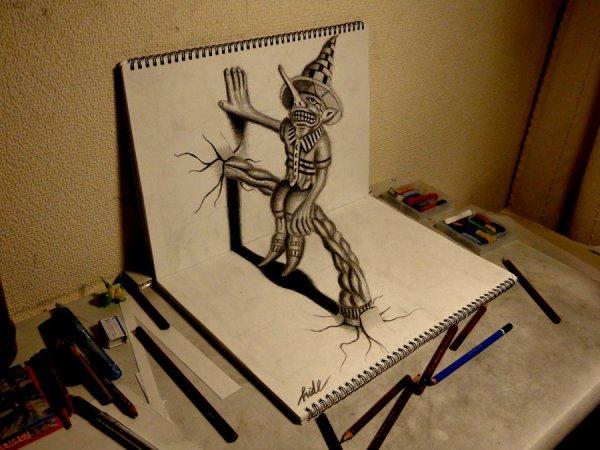 50 Impressive 3D Drawings