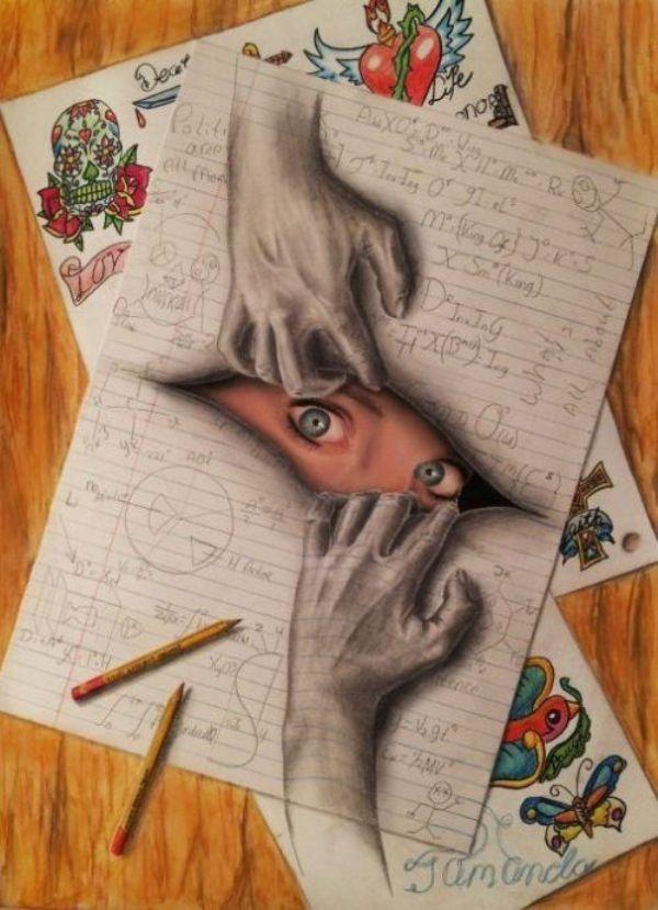 50 Impressive 3D Drawings