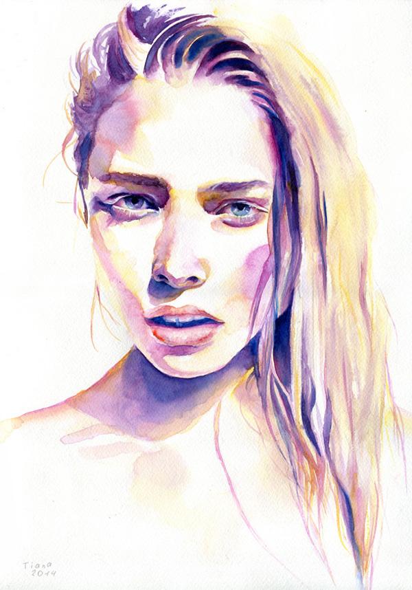 Watercolor Paintings by Cora and Tiana