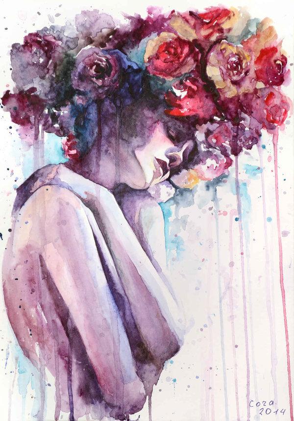 Watercolor Paintings by Cora and Tiana