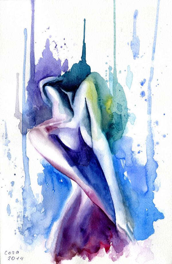 Watercolor Paintings by Cora and Tiana