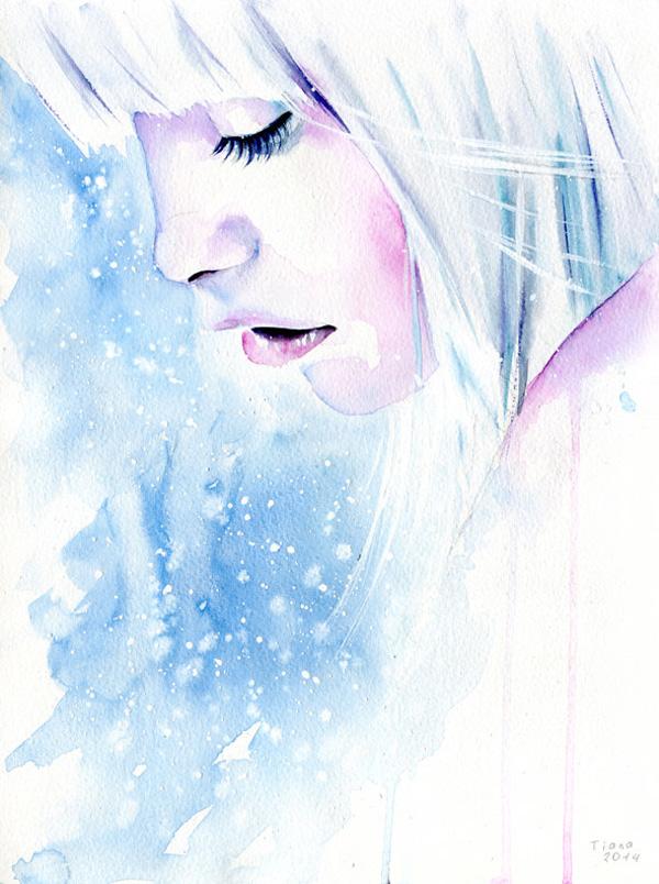 Watercolor Paintings by Cora and Tiana