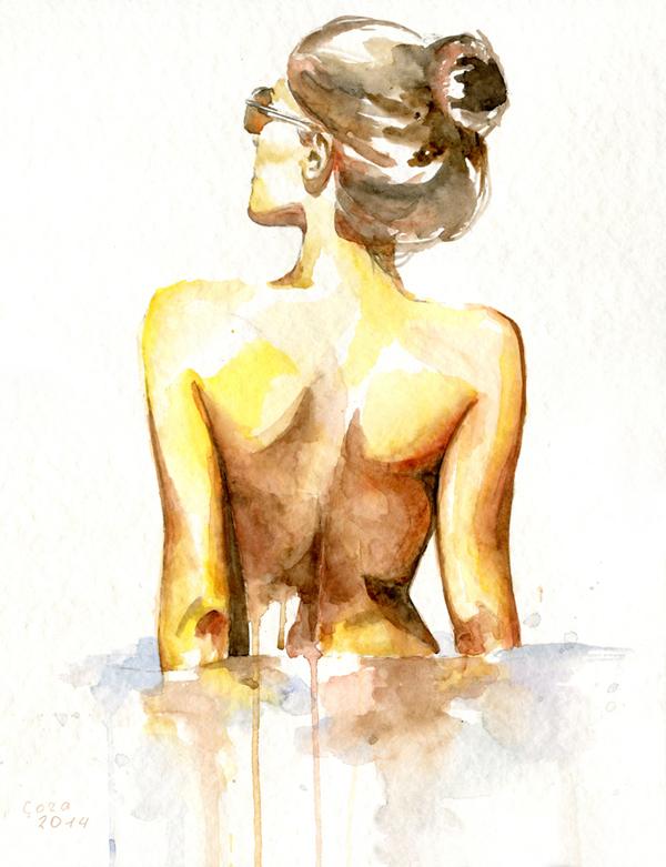 Watercolor Paintings by Cora and Tiana