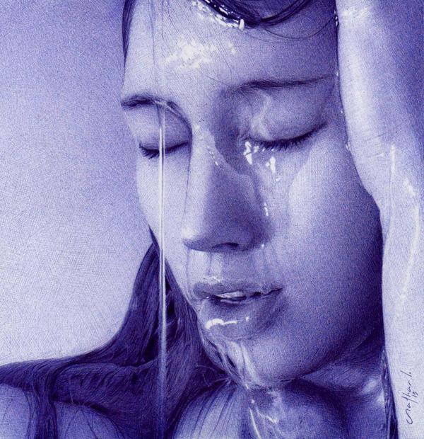 Photorealistic Portrait Drawings by Nathan Lorenzana