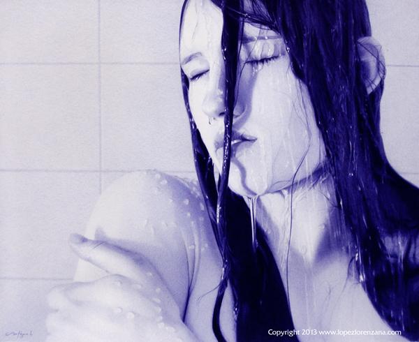 Photorealistic Portrait Drawings by Nathan Lorenzana