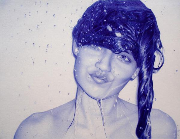 Photorealistic Portrait Drawings by Nathan Lorenzana