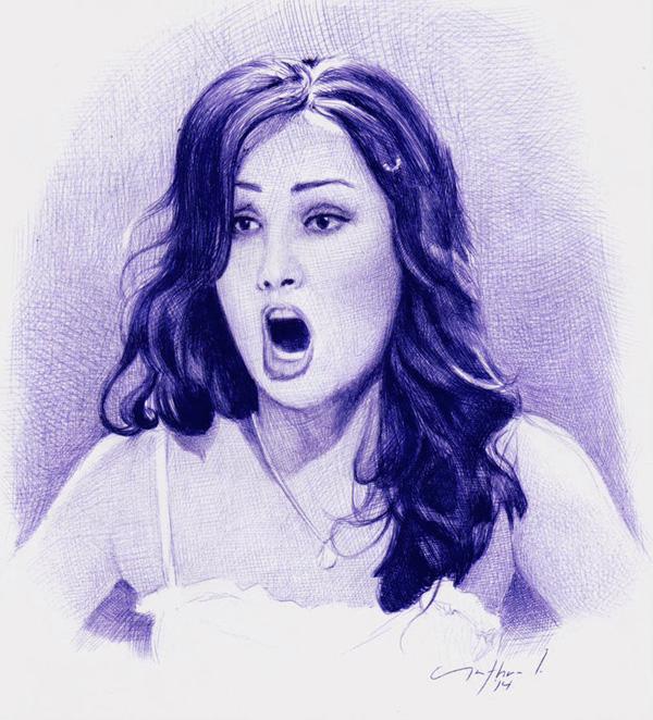 Photorealistic Portrait Drawings by Nathan Lorenzana