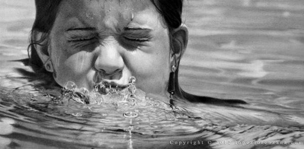 Photorealistic Portrait Drawings by Nathan Lorenzana