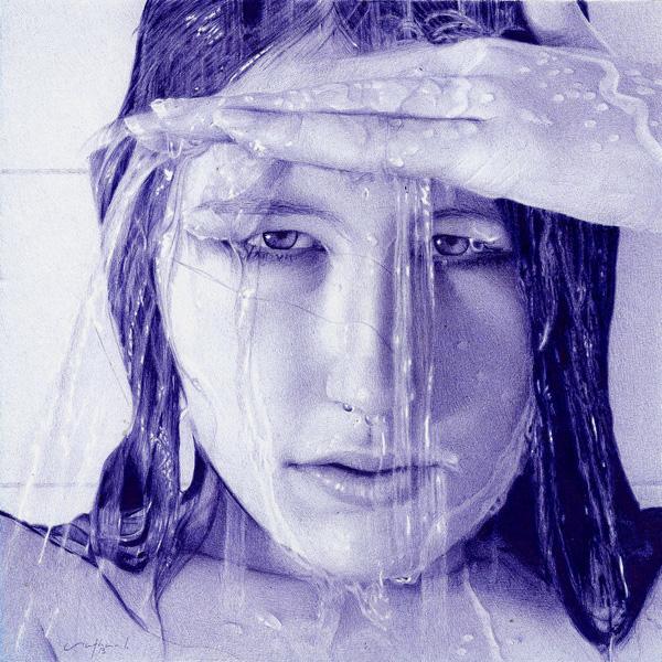 Photorealistic Portrait Drawings by Nathan Lorenzana