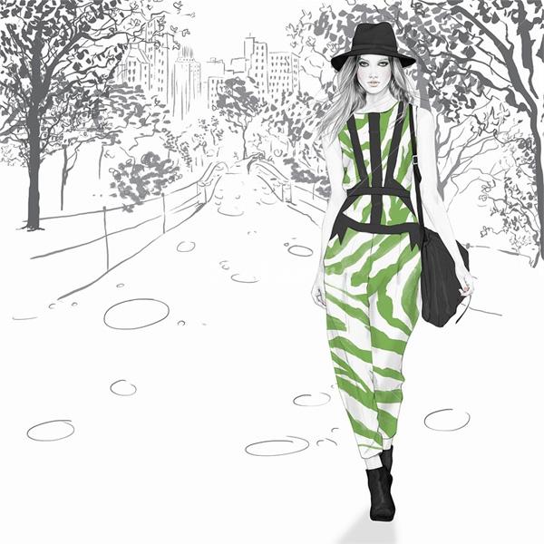 Chic Fashion Illustrations by Kelly Smith
