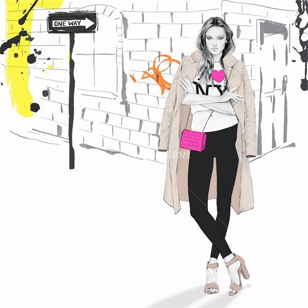 Chic Fashion Illustrations by Kelly Smith