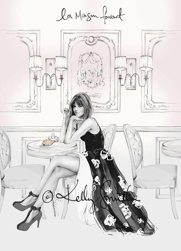 Chic Fashion Illustrations by Kelly Smith