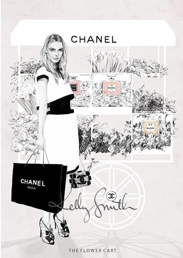 Chic Fashion Illustrations by Kelly Smith