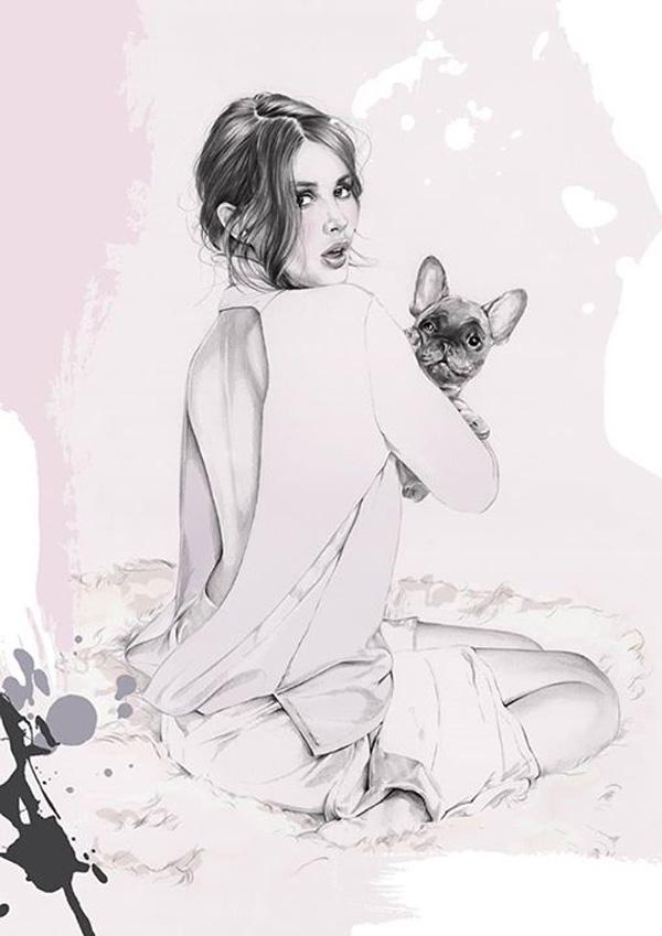 Chic Fashion Illustrations by Kelly Smith