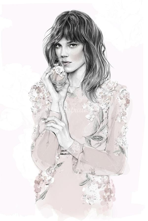 Chic Fashion Illustrations by Kelly Smith