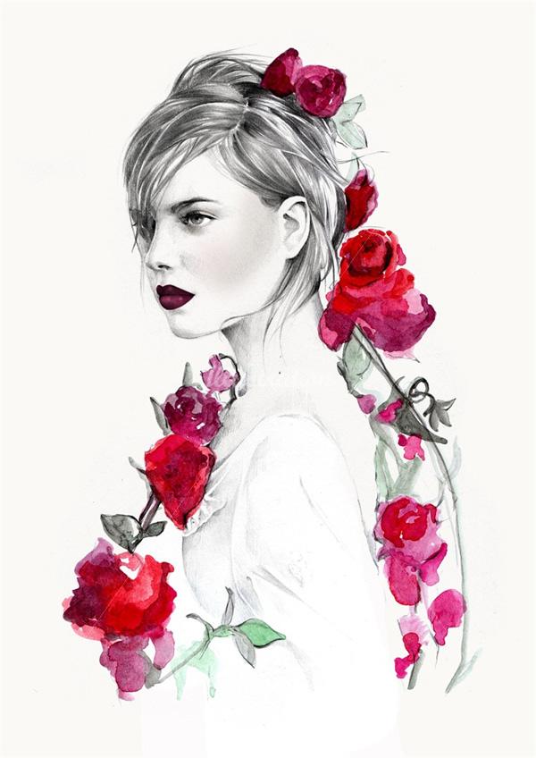 Chic Fashion Illustrations by Kelly Smith