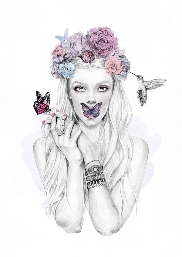 Chic Fashion Illustrations by Kelly Smith