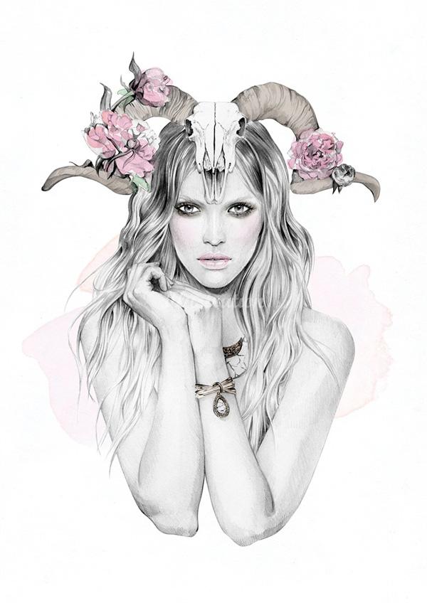 Chic Fashion Illustrations by Kelly Smith
