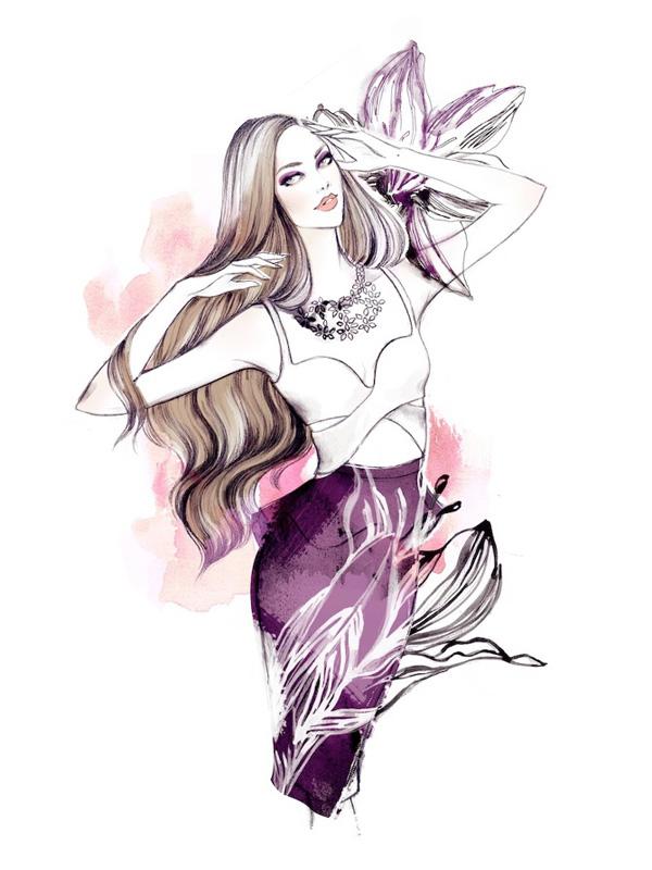 Fashion Illustrations by Soleil Ignacio