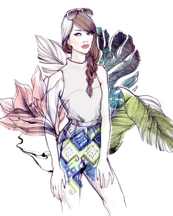 Fashion Illustrations by Soleil Ignacio